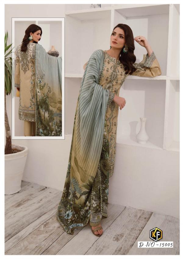 KevalFab Charizma Vol-15 – Karachi Dress Material